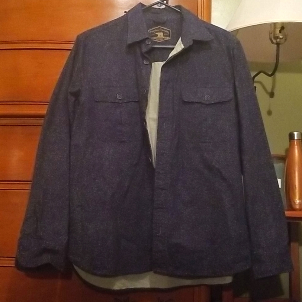 Heathered Button-Down Camping Shirt